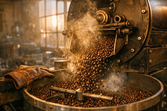 Roastery behind the scenes post